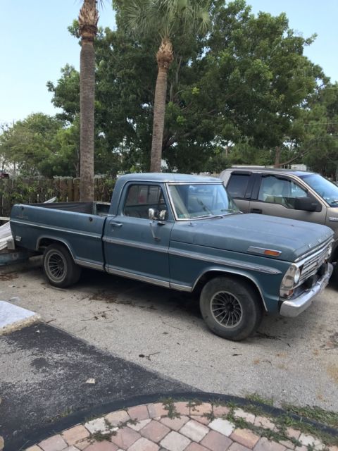 1969 Blue Ford F-100