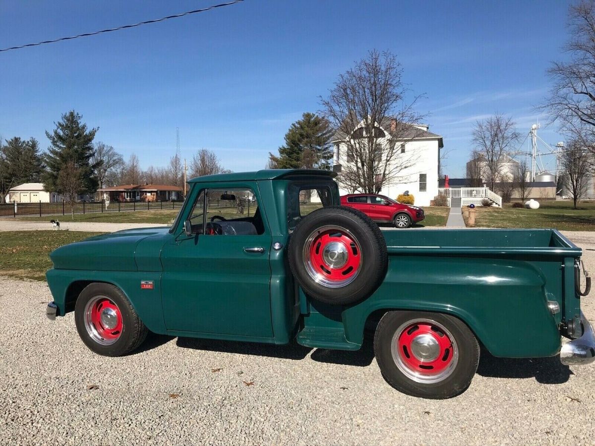 1966 Green Chevrolet C-10 Standard Cab Pickup