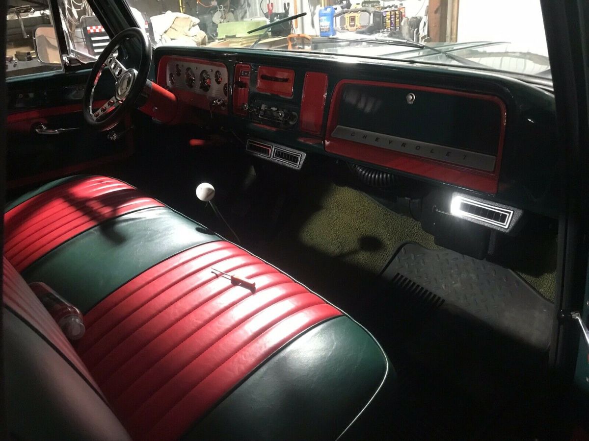 1966 Green Chevrolet C-10 Standard Cab Pickup