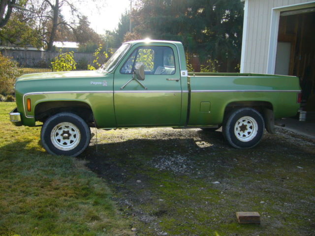 1975 Green Chevrolet C-10