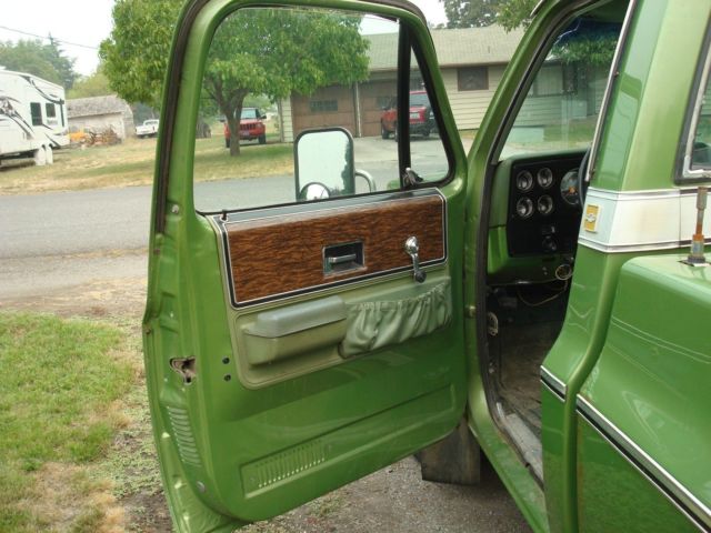 1975 Green Chevrolet C-10
