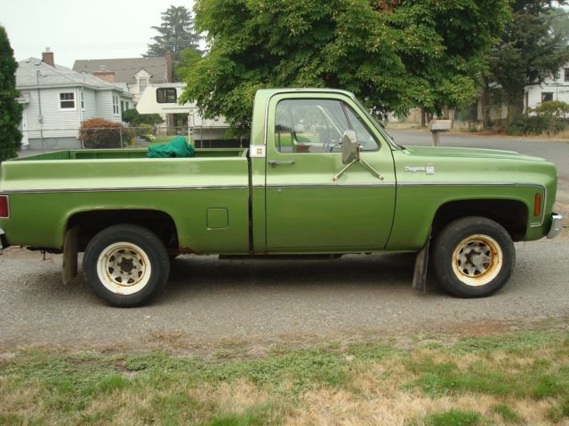 1975 Green Chevrolet C-10