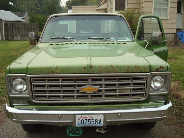 1975 Green Chevrolet C-10