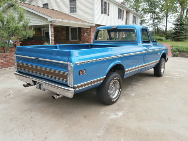 1972 BLUE Chevrolet Cheyenne Cab & Chassis