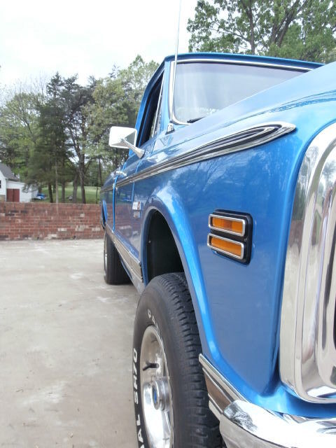 1972 BLUE Chevrolet Cheyenne Cab & Chassis