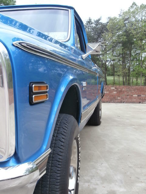1972 BLUE Chevrolet Cheyenne Cab & Chassis