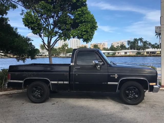 1987 Black Chevrolet C-10 Pickup