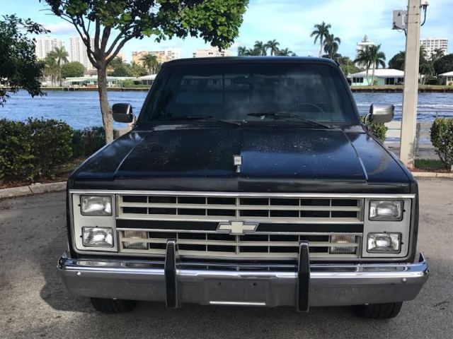 1987 Black Chevrolet C-10 Pickup