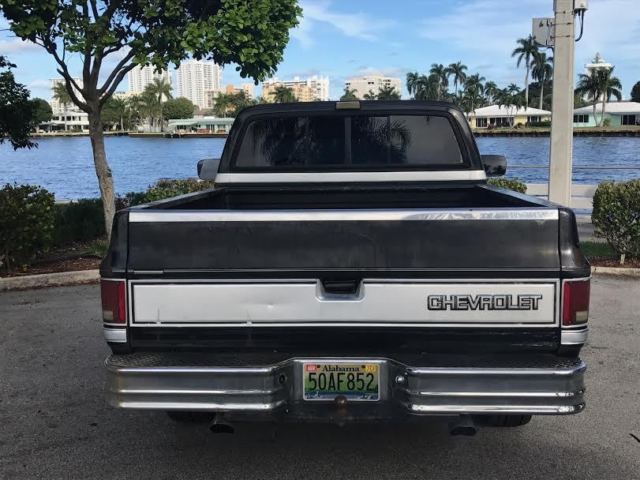 1987 Black Chevrolet C-10 Pickup