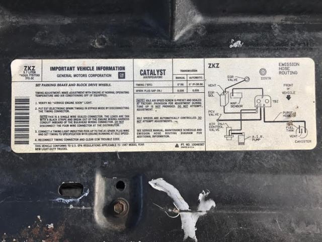 1987 Black Chevrolet C-10 Pickup