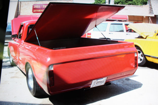 1969 Red Chevrolet C-10 Standard Cab Pickup
