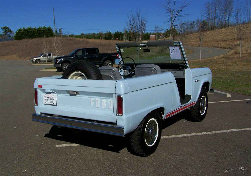 1966 Blue Ford Bronco SUV