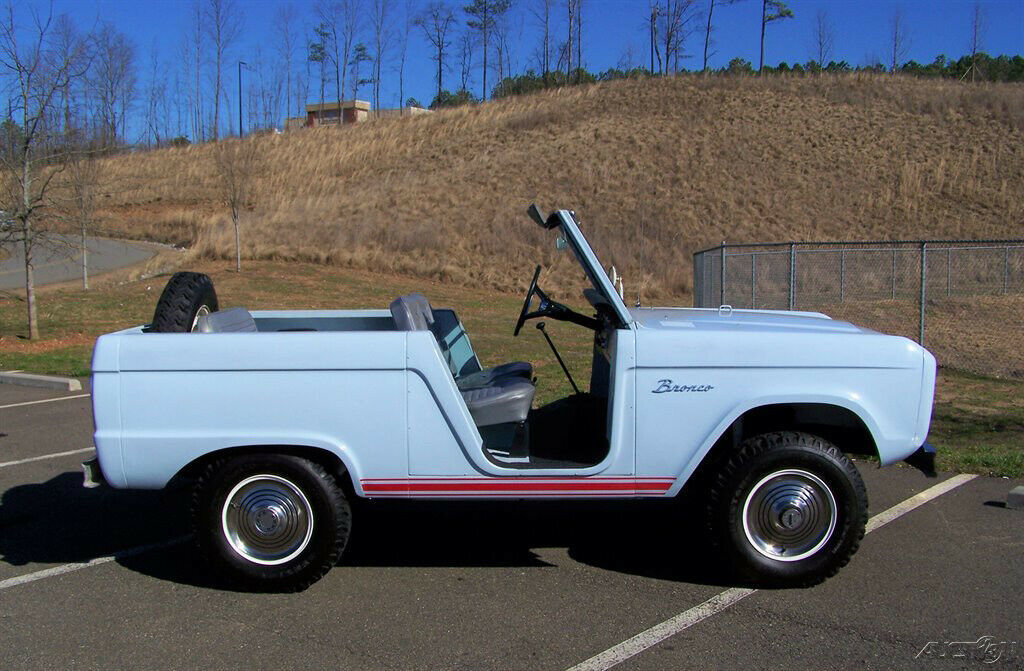 1966 Blue Ford Bronco SUV