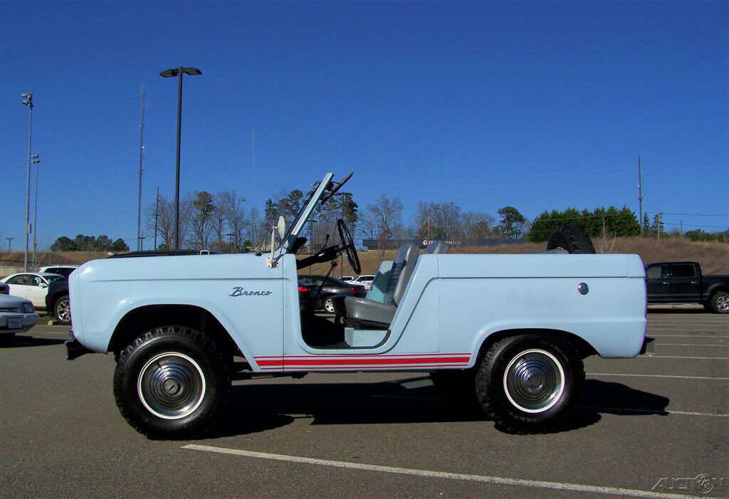 1966 Blue Ford Bronco SUV