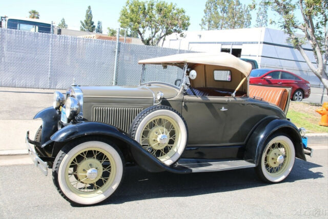 1930 Green Ford Model A Coupe