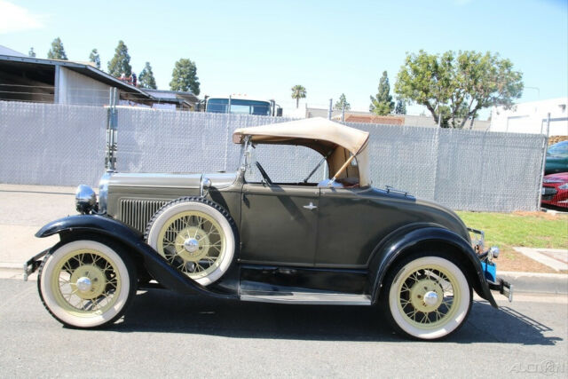 1930 Green Ford Model A Coupe