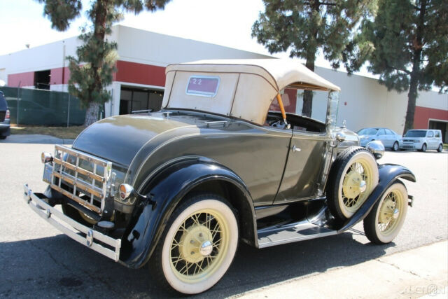 1930 Green Ford Model A Coupe