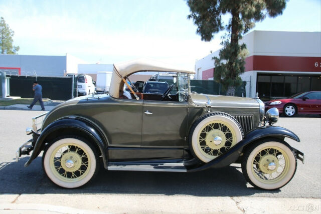1930 Green Ford Model A Coupe