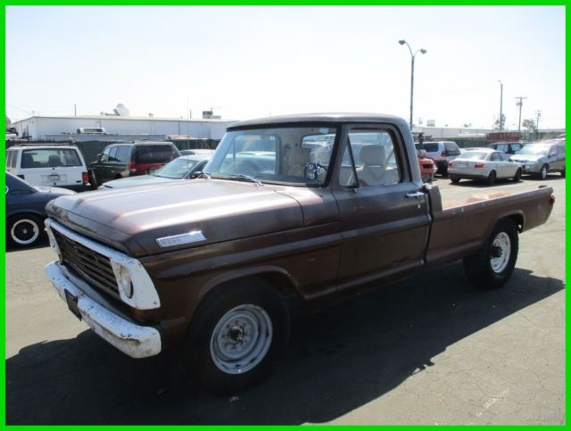 1967 Brown Ford F-250 Pickup Truck