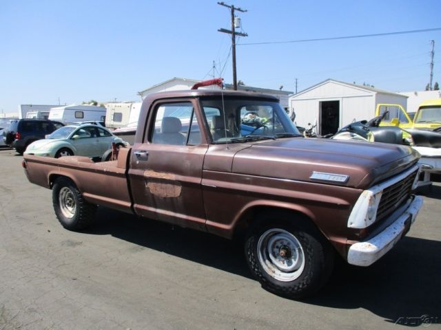 1967 Brown Ford F-250 Pickup Truck