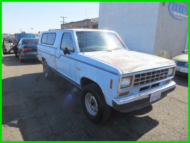 1986 Blue Ford Ranger