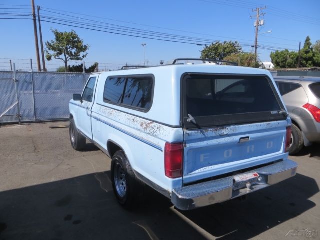 1986 Blue Ford Ranger