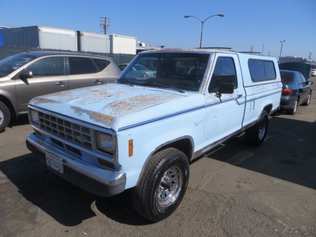 1986 Blue Ford Ranger