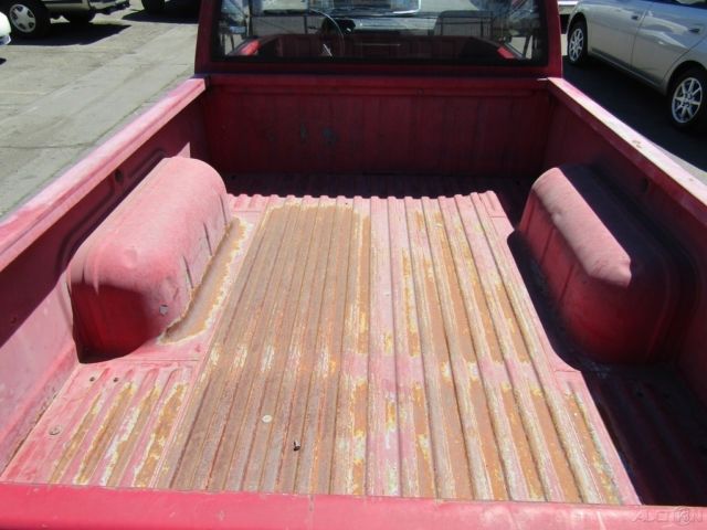 1987 Red Nissan Truck