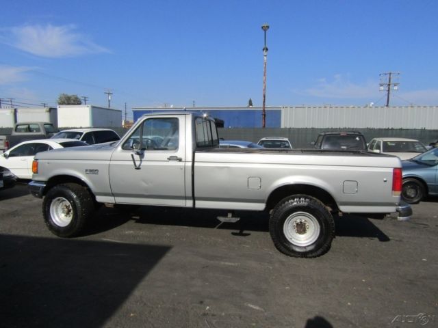 1988 Gray Ford F-250 Pickup Truck