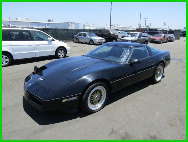 1990 Black Chevrolet Corvette Coupe