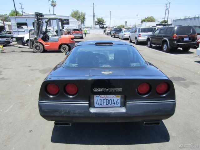 1990 Black Chevrolet Corvette Coupe