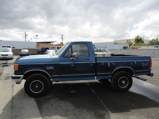 1990 Blue Ford F-150