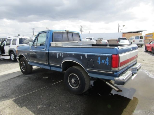 1990 Blue Ford F-150