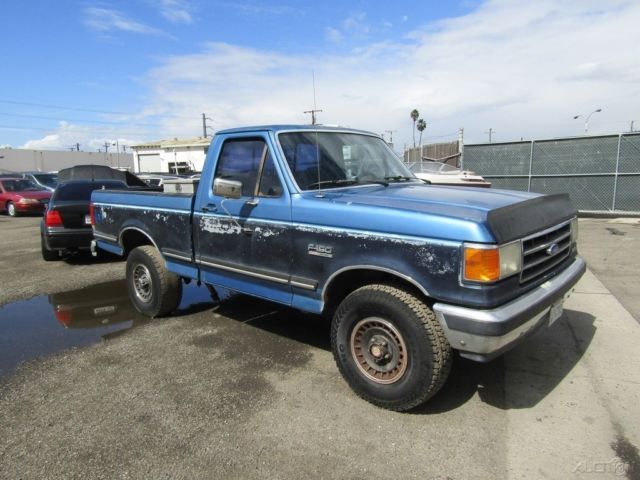 1990 Blue Ford F-150