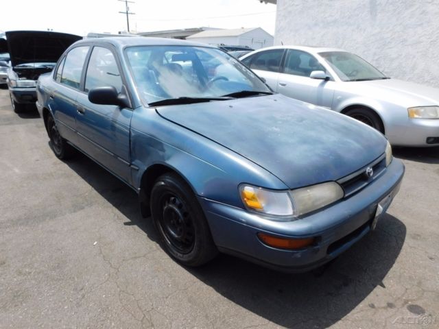 1993 Blue Toyota Corolla Sedan