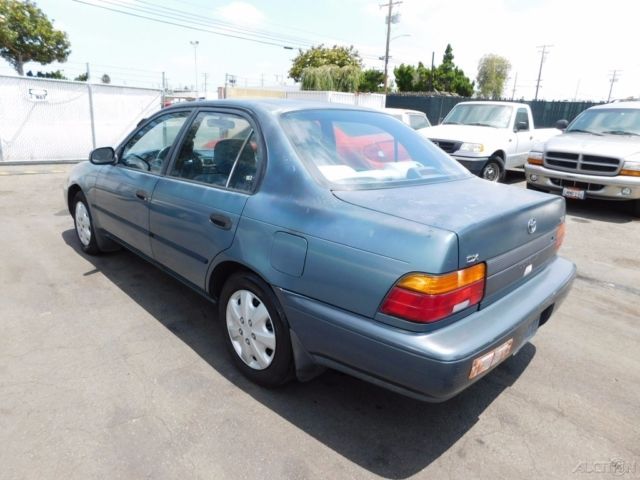 1993 Blue Toyota Corolla Sedan
