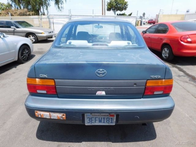 1993 Blue Toyota Corolla Sedan