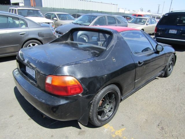 1993 Black Honda Del Sol Coupe