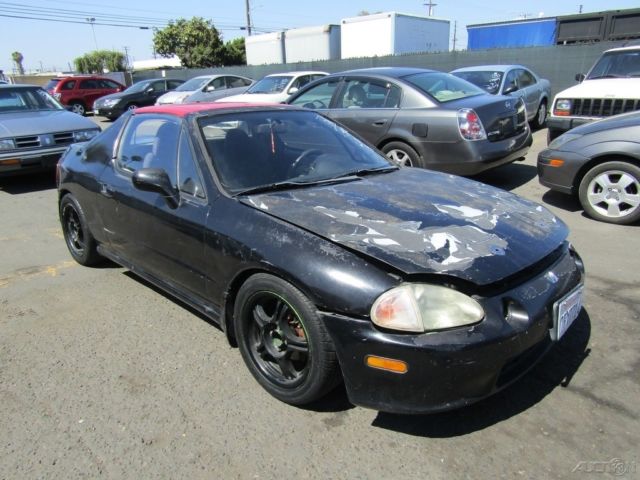 1993 Black Honda Del Sol Coupe