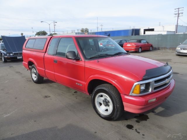 1994 Red Chevrolet S-10 Pickup Truck
