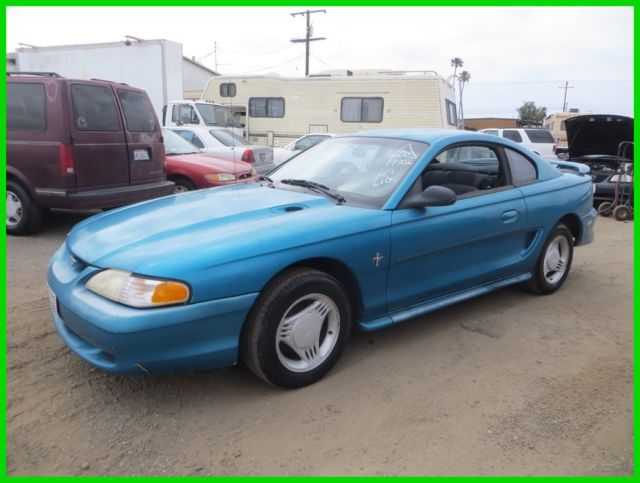 1994 Green Ford Mustang Coupe