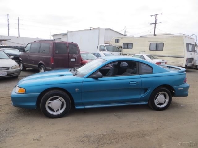 1994 Green Ford Mustang Coupe