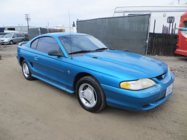 1994 Green Ford Mustang Coupe