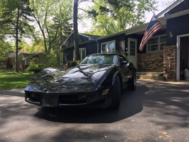 1981 Black Chevrolet Corvette Coupe