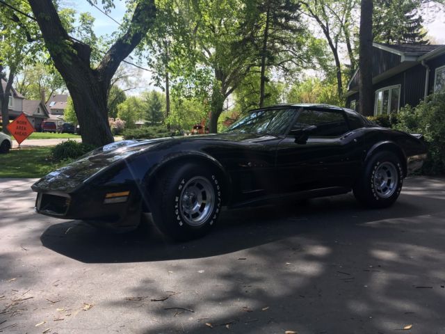 1981 Black Chevrolet Corvette Coupe