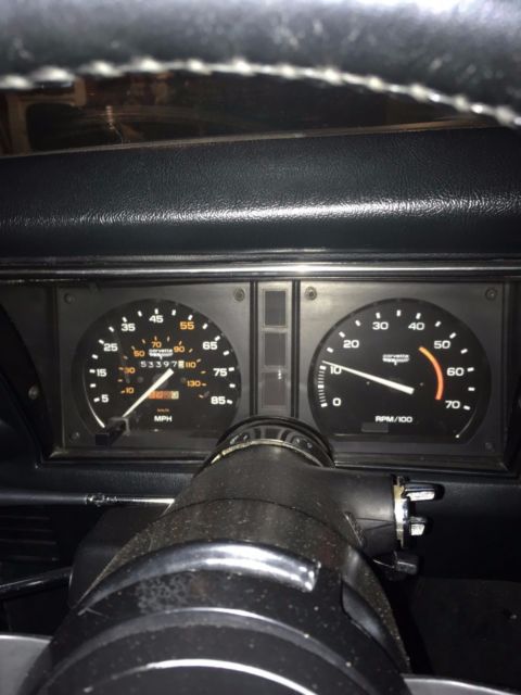 1981 Black Chevrolet Corvette Coupe