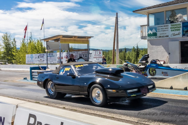 1985 Black Chevrolet Corvette Convertible