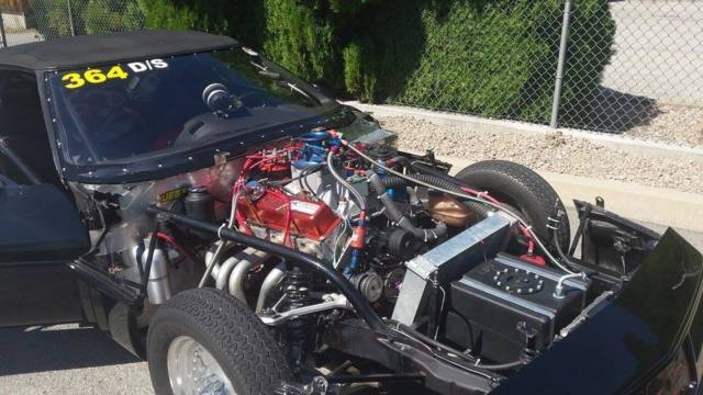 1985 Black Chevrolet Corvette Convertible