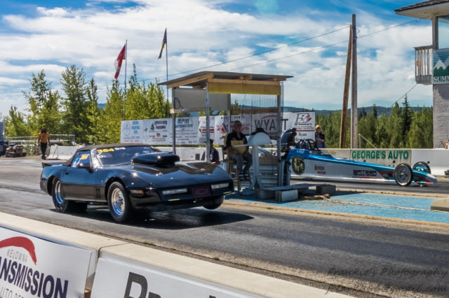 1985 Black Chevrolet Corvette Convertible