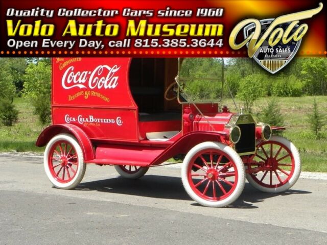 1914 Red Ford Model T Pickup Truck